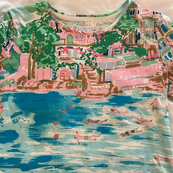 Talbots Tee XS Vacation Tee Shirt - Picture 3 of 4